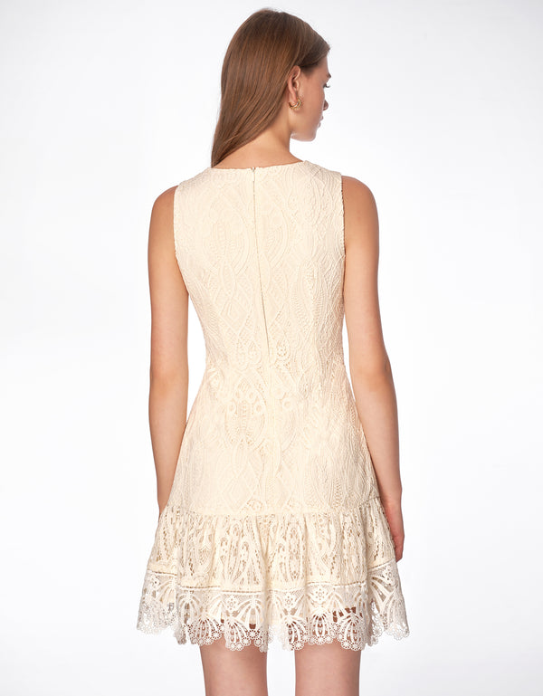 Sleeveless Lace Dress