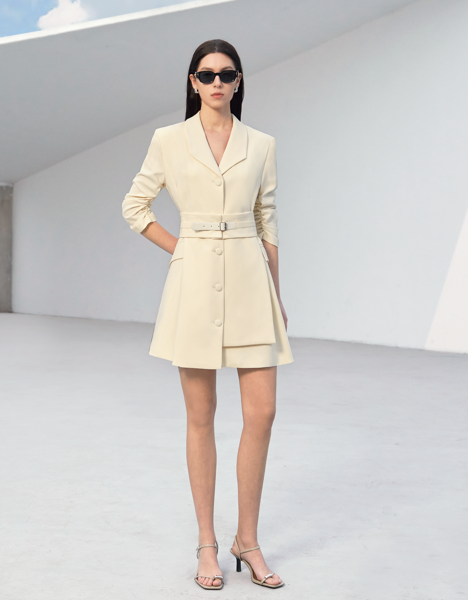 【SaturdayClub】Wide Waistband Suit Dress（送料込み） Wide Waistband Suit Dress – SaturdayClub Hong Kong
