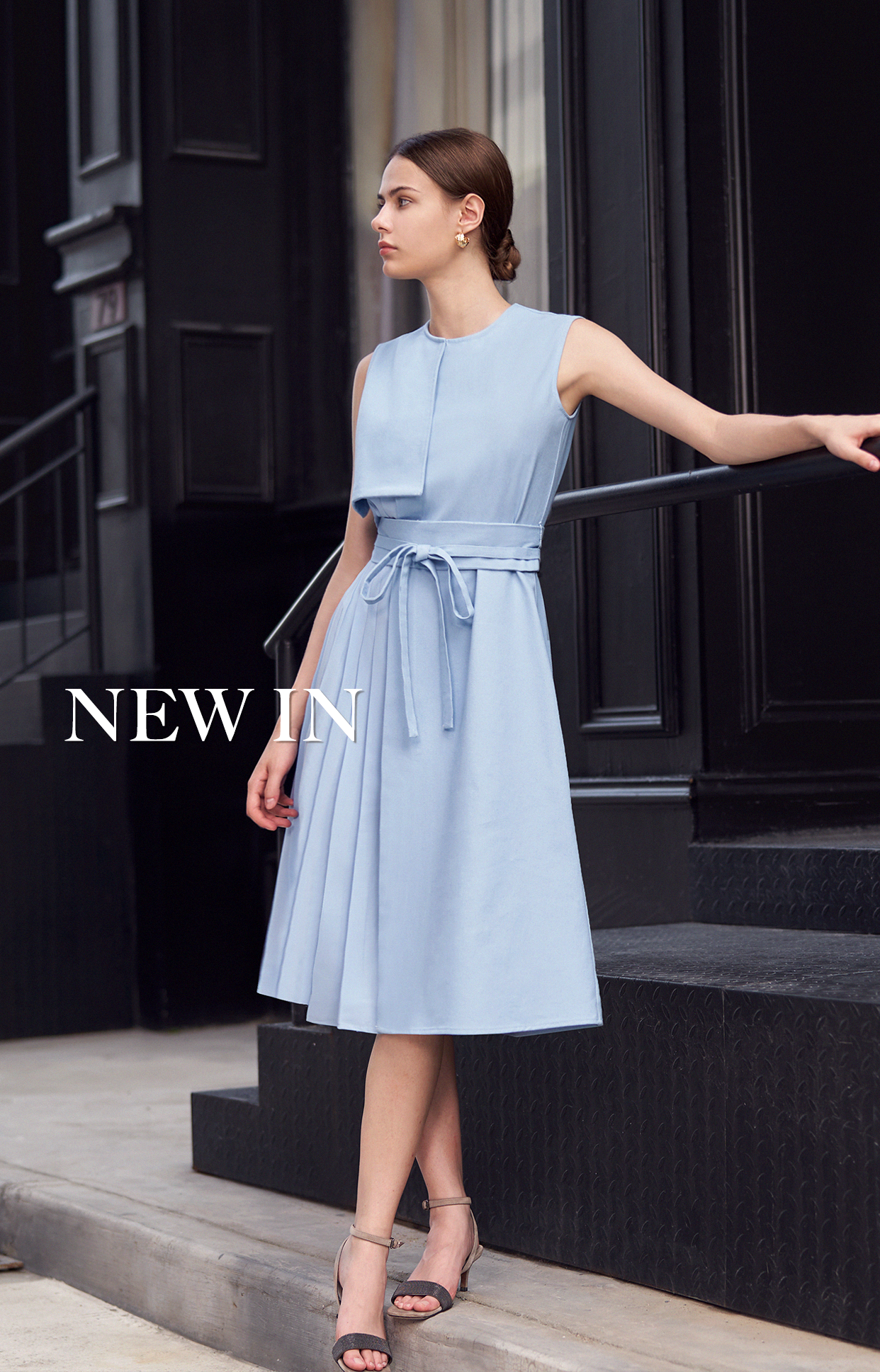 SaturdayClubコントラストヘムプリーツドロップウエストドレス Global Womenswear Brand | SaturdayClub – SaturdayClub Hong Kong