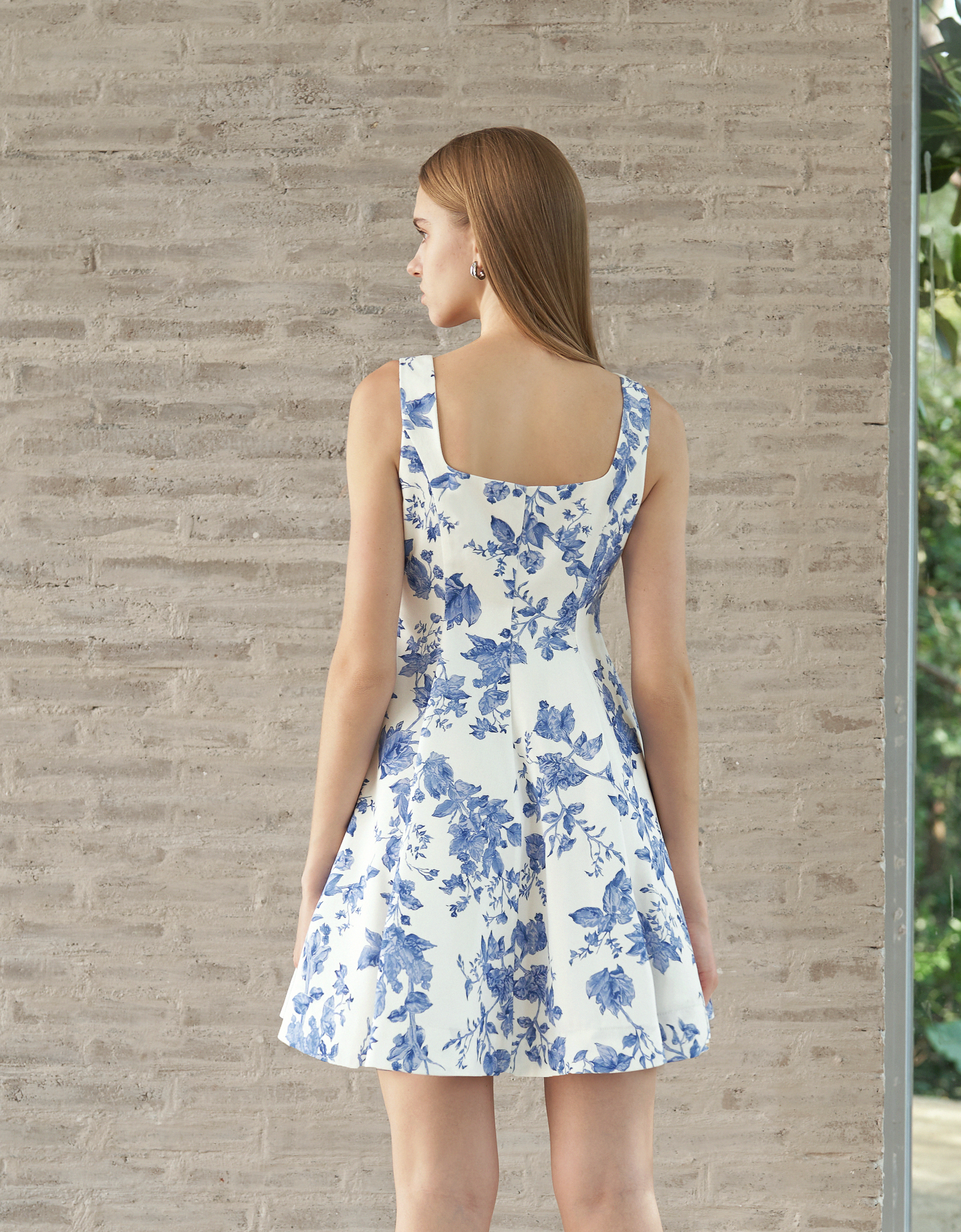 blue floral(a25956)