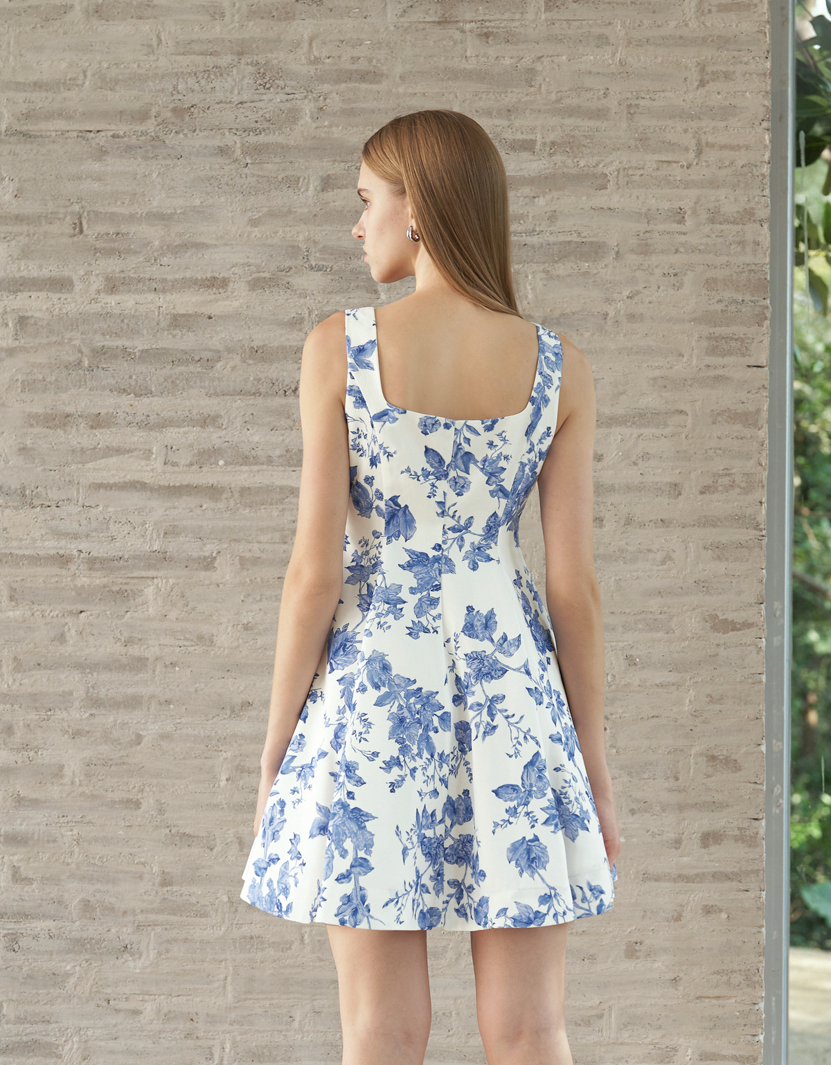 blue floral(a25956)
