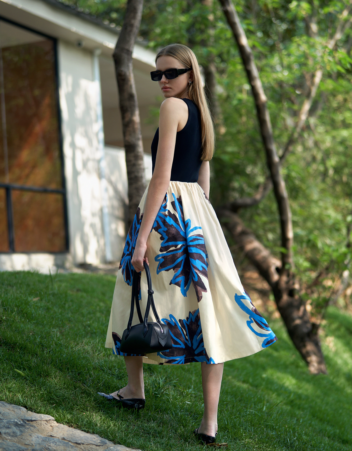 blue florals(a26216)
