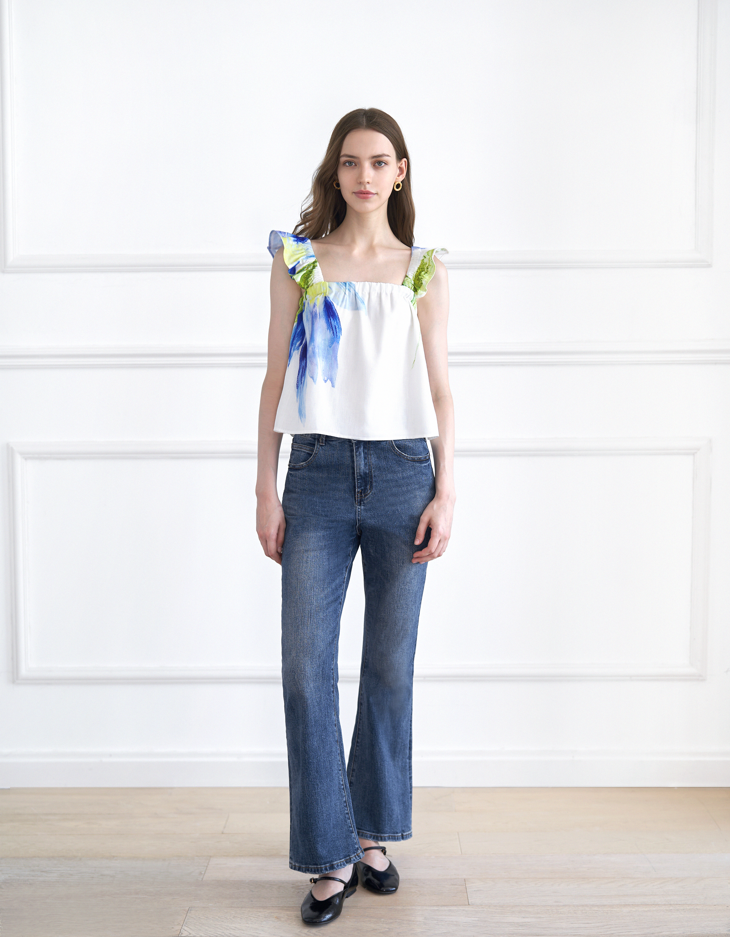 blue floral(a26446)