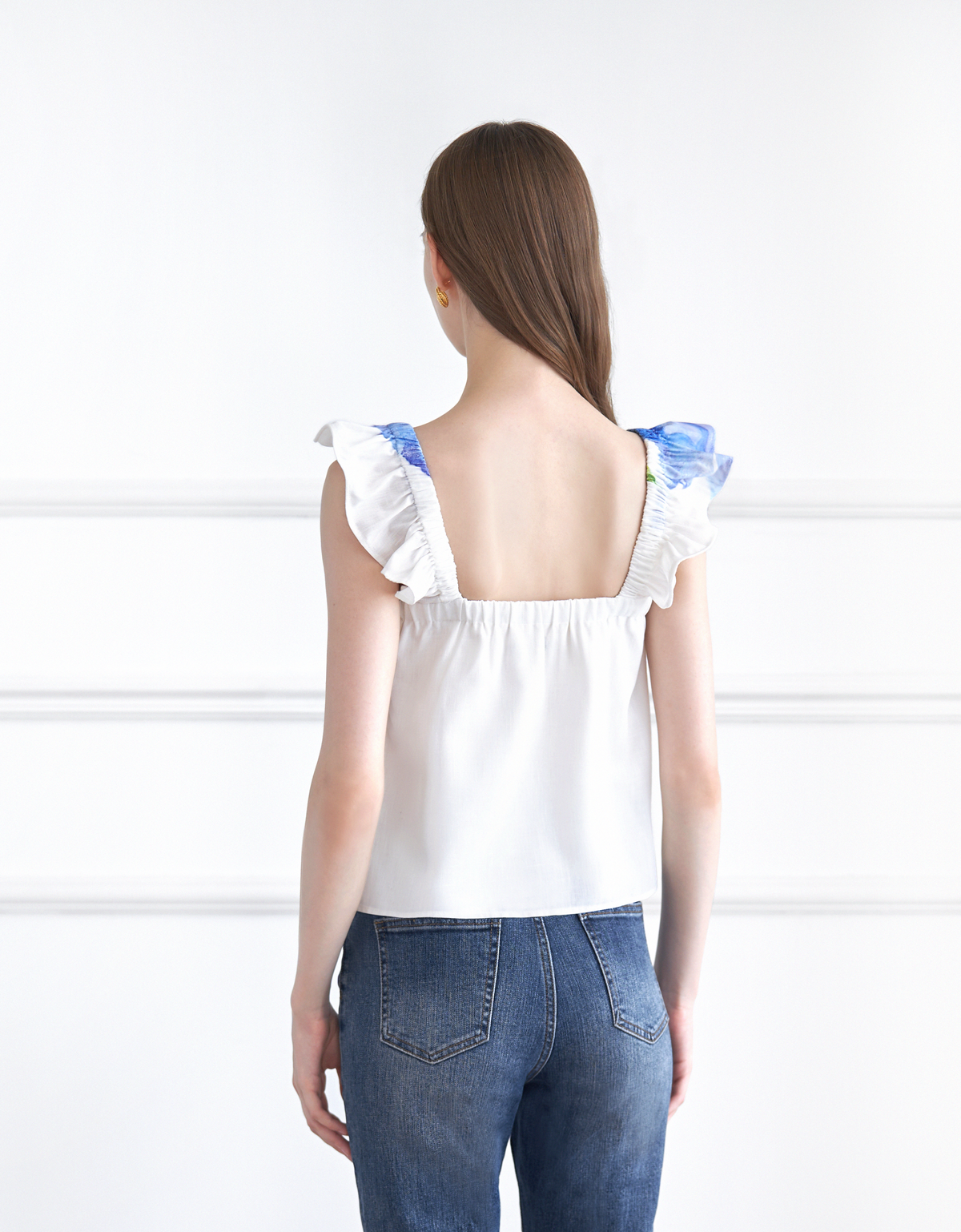blue floral(a26446)