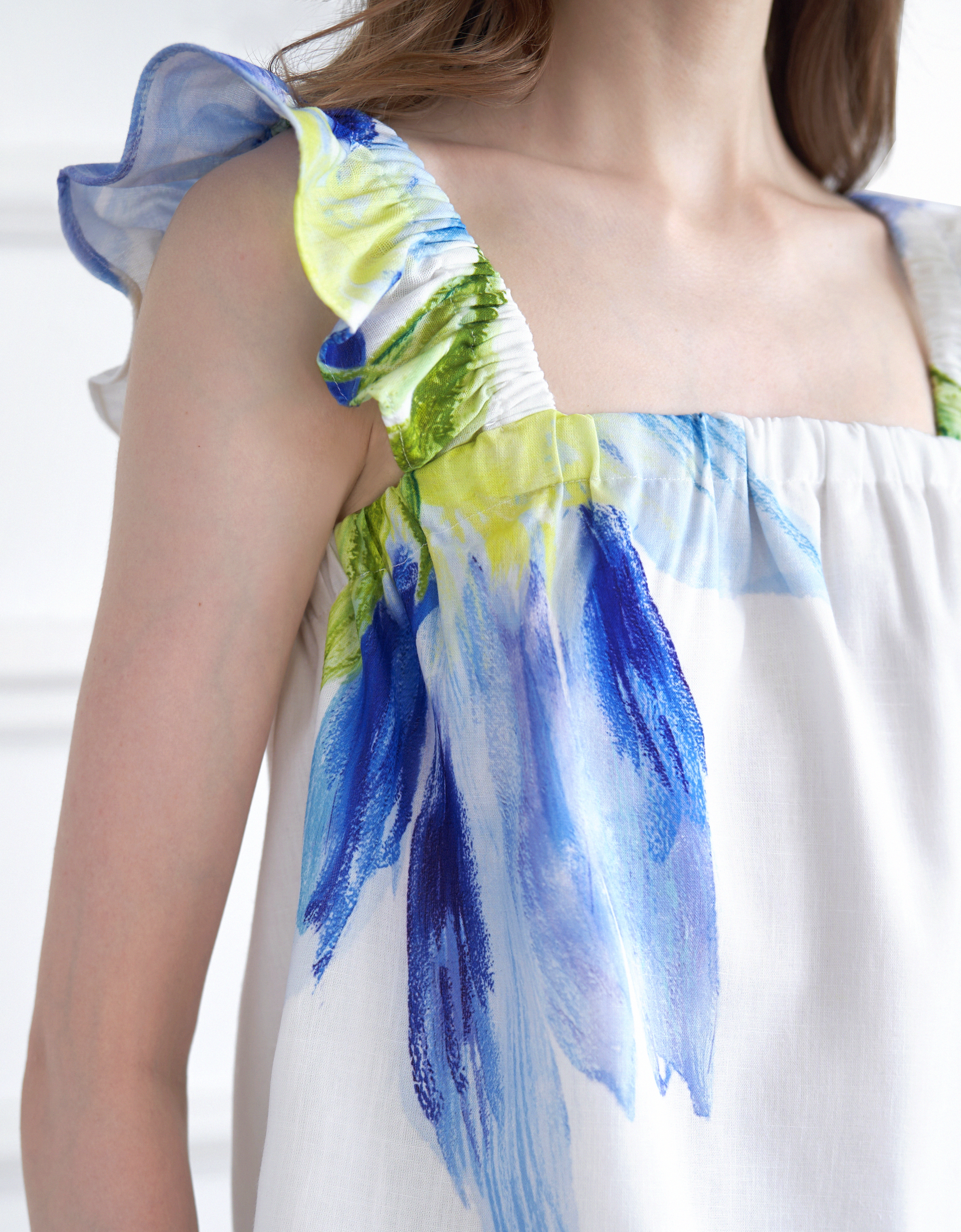 blue floral(a26446)