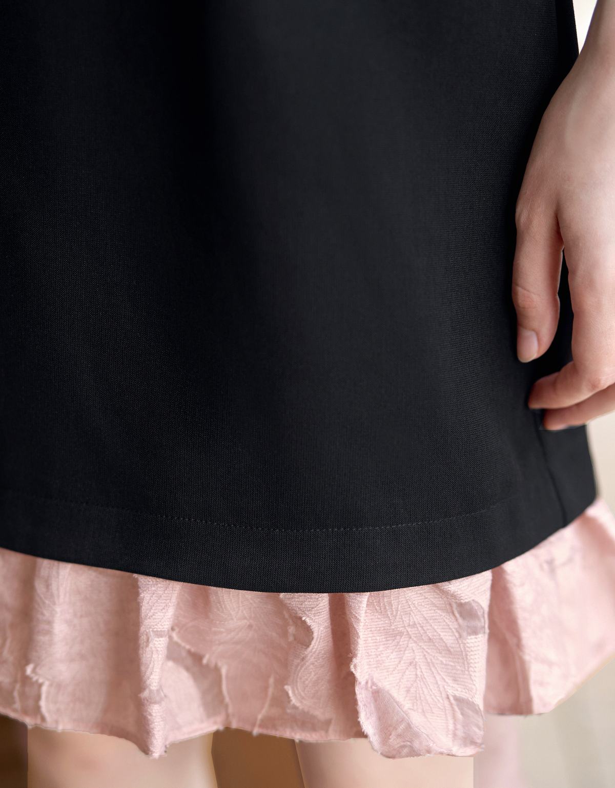 black & pink