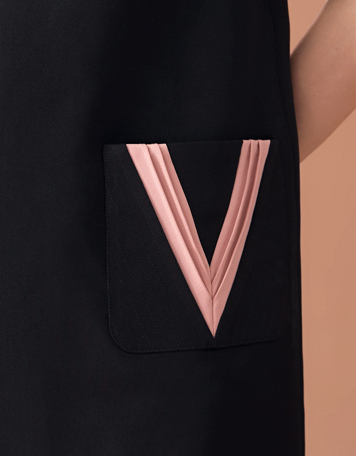 black & pink