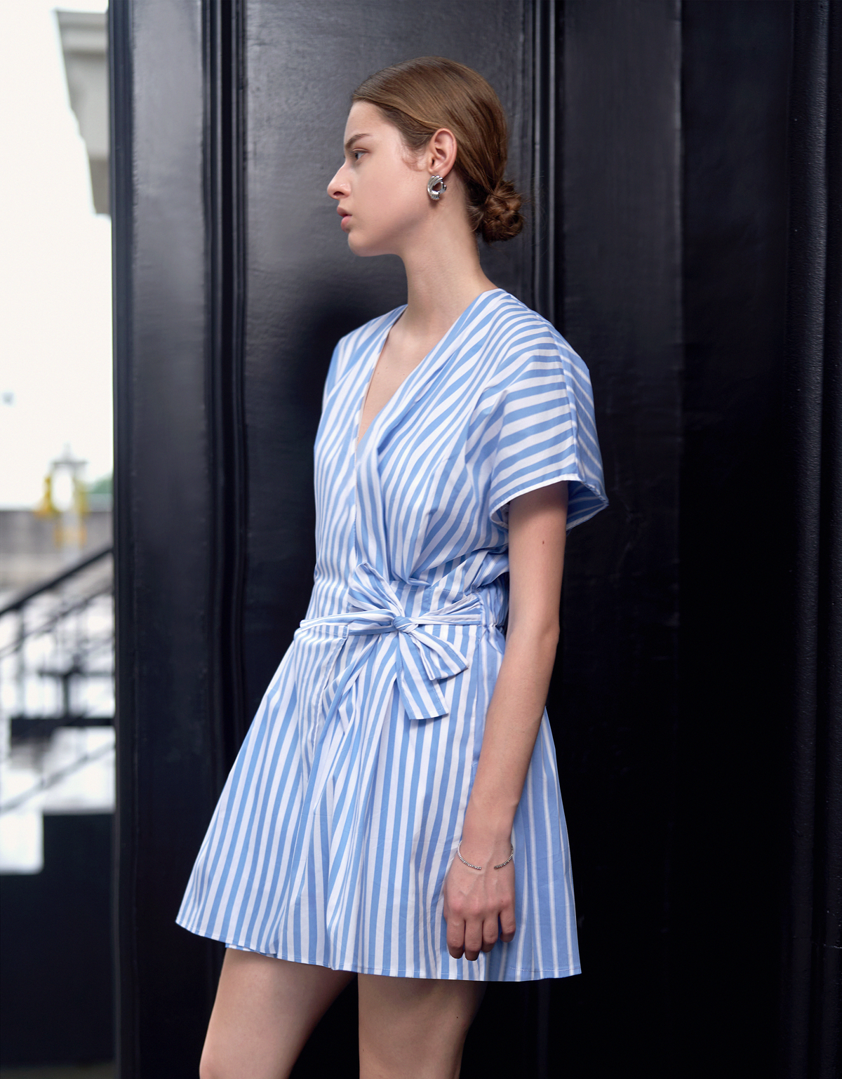 blue & white