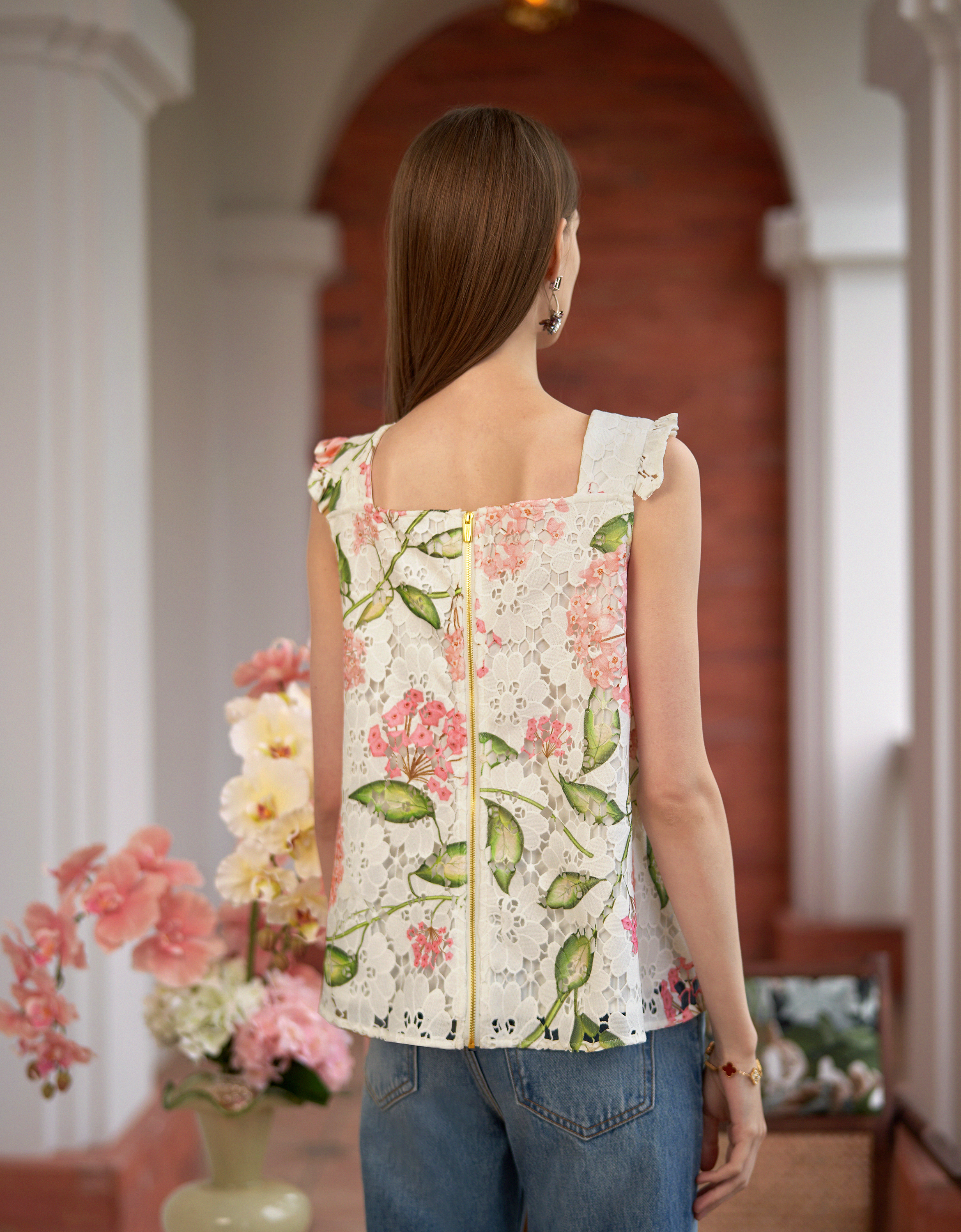 pink florals(a27996)