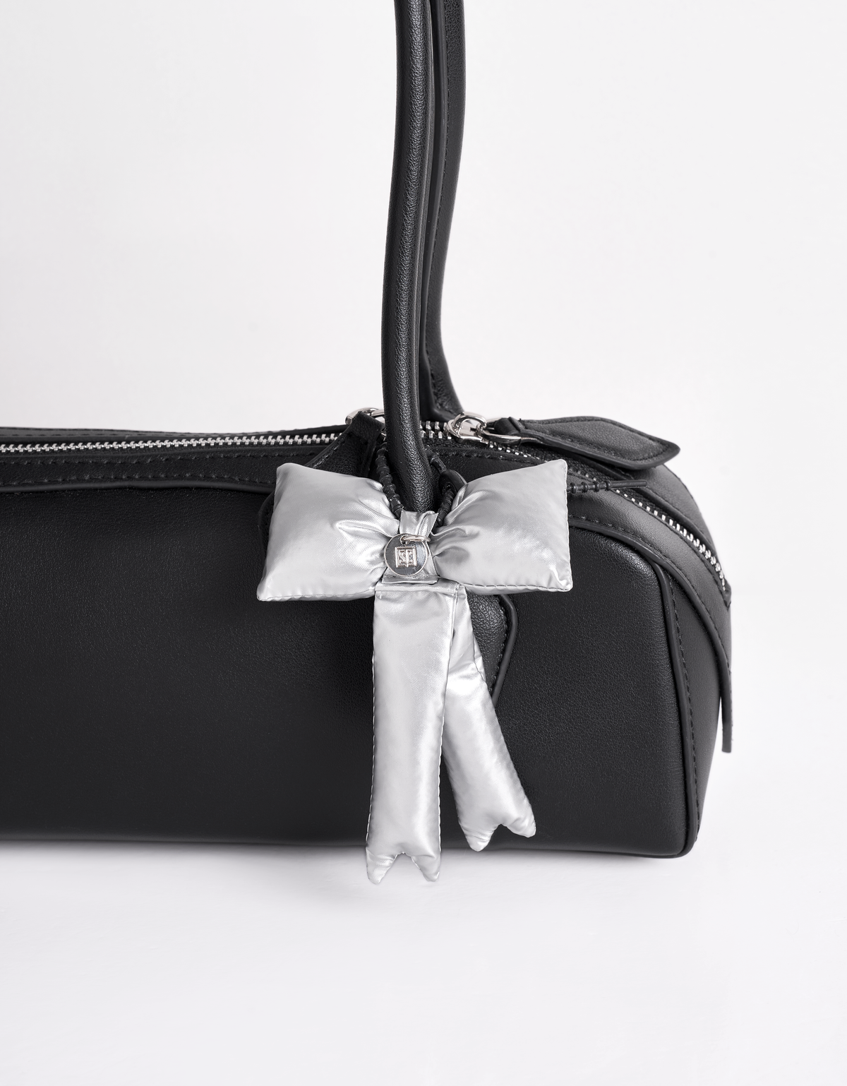 Pom-Pom Heart, Flower and Bow Charm Set