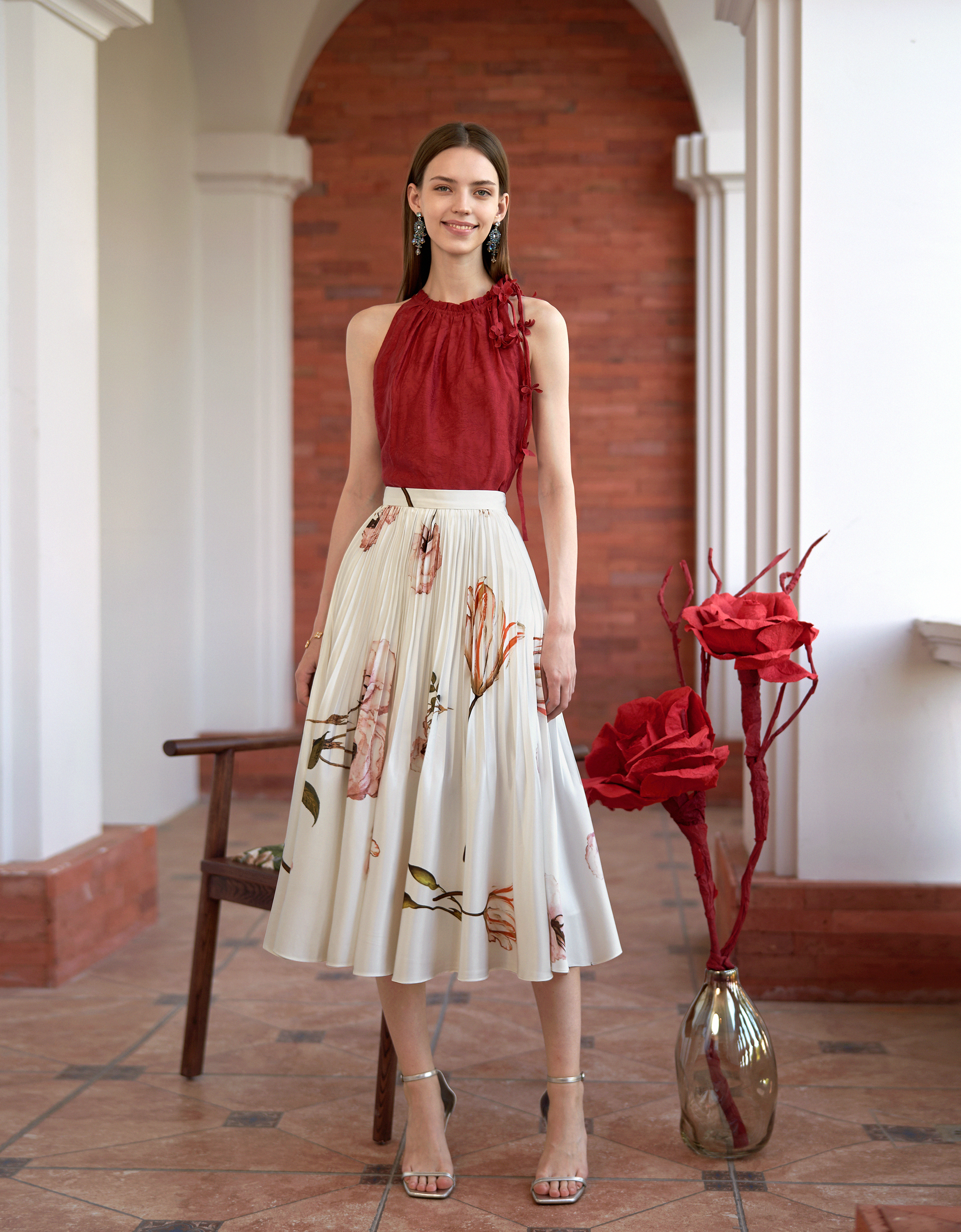 pink florals(a28173)