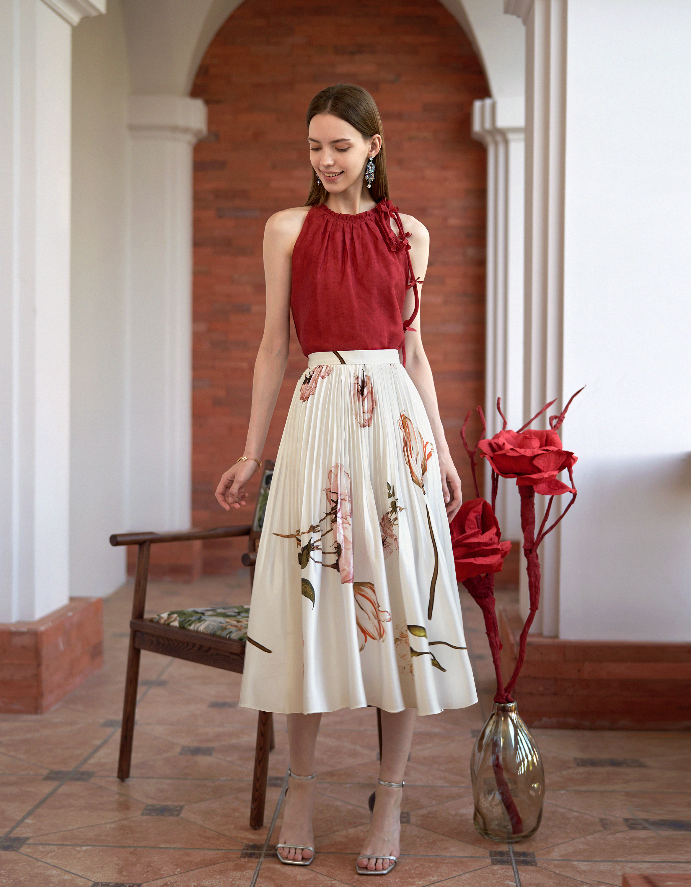 pink florals(a28173)