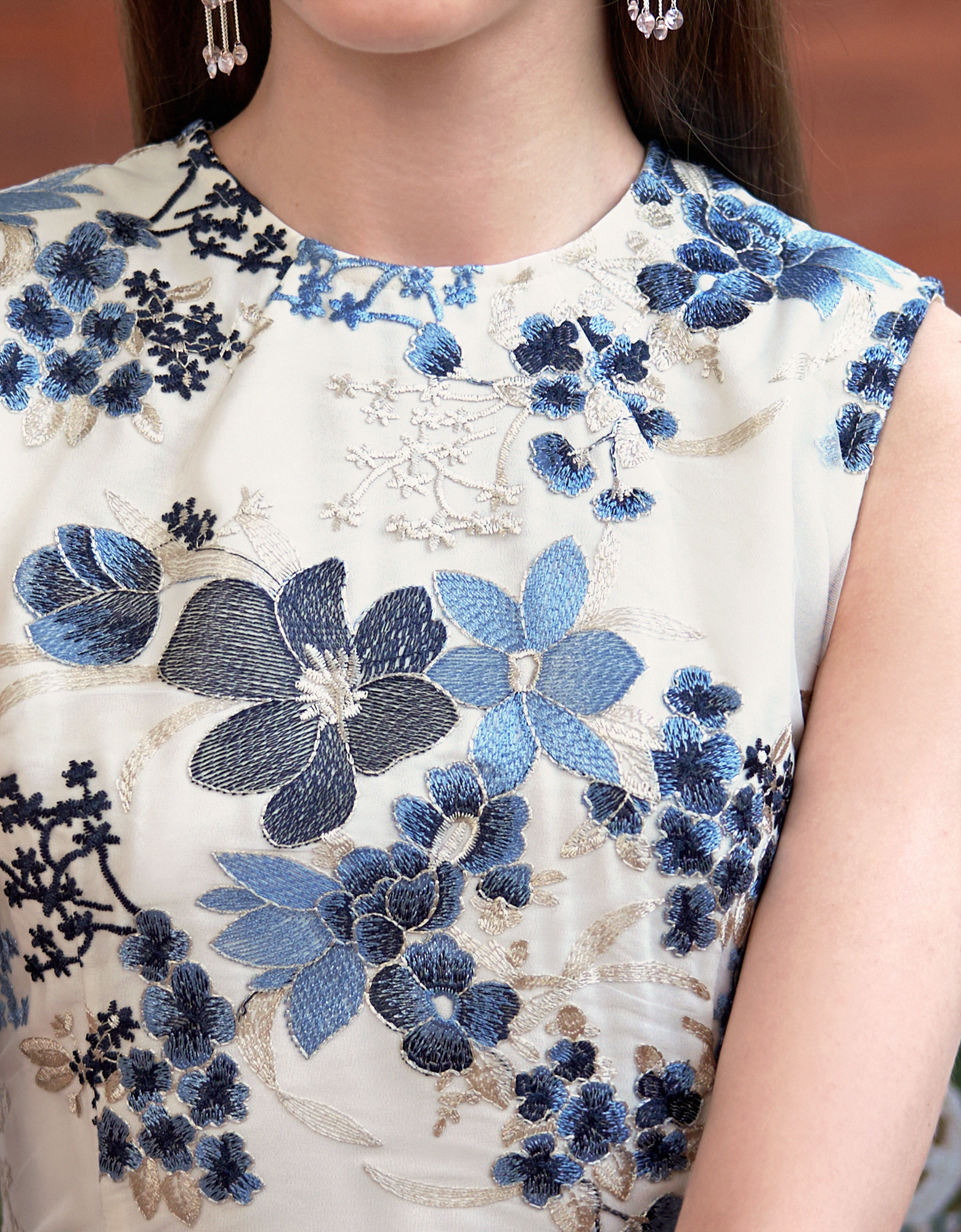 blue florals(a28308)