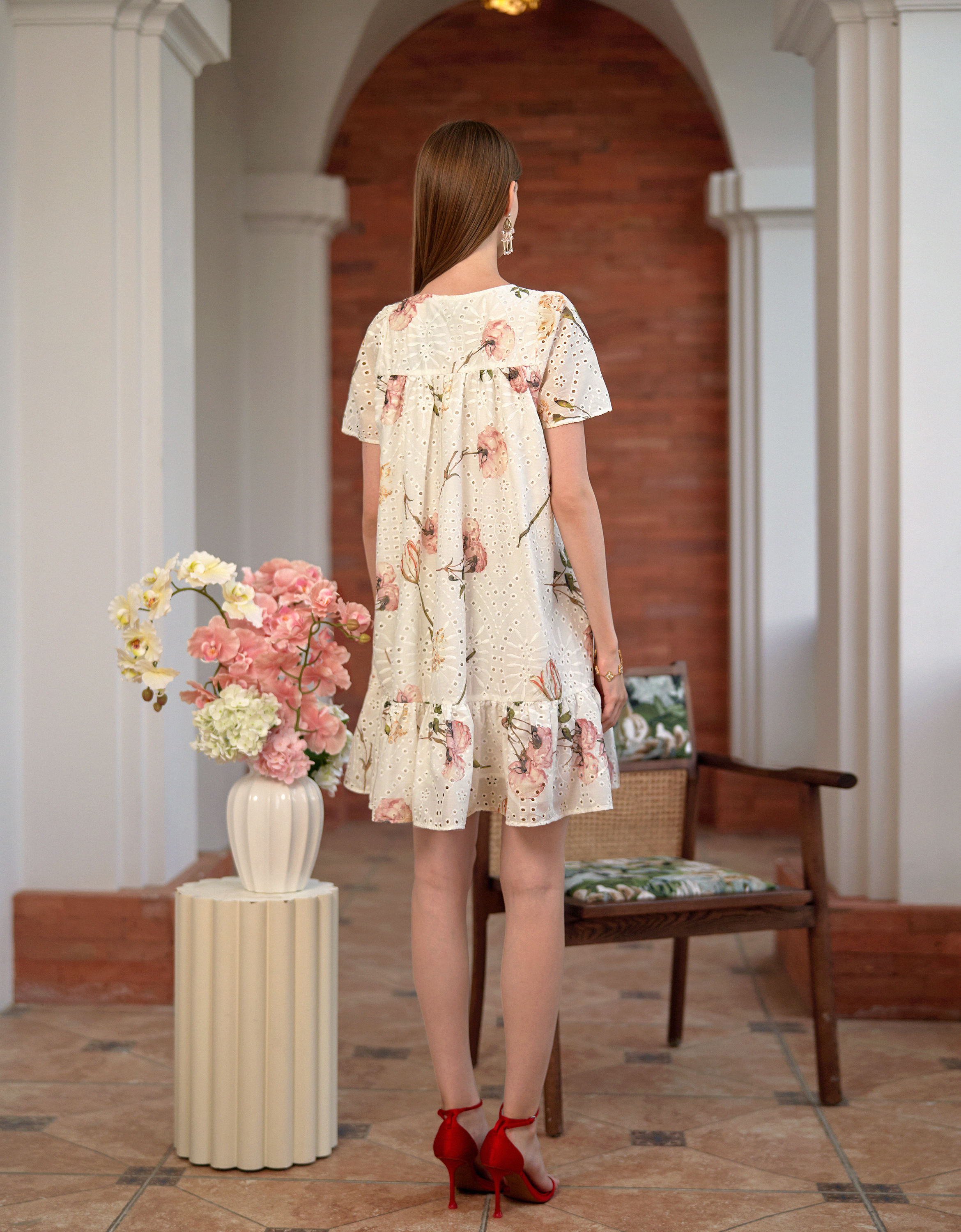 pink florals(a28381)