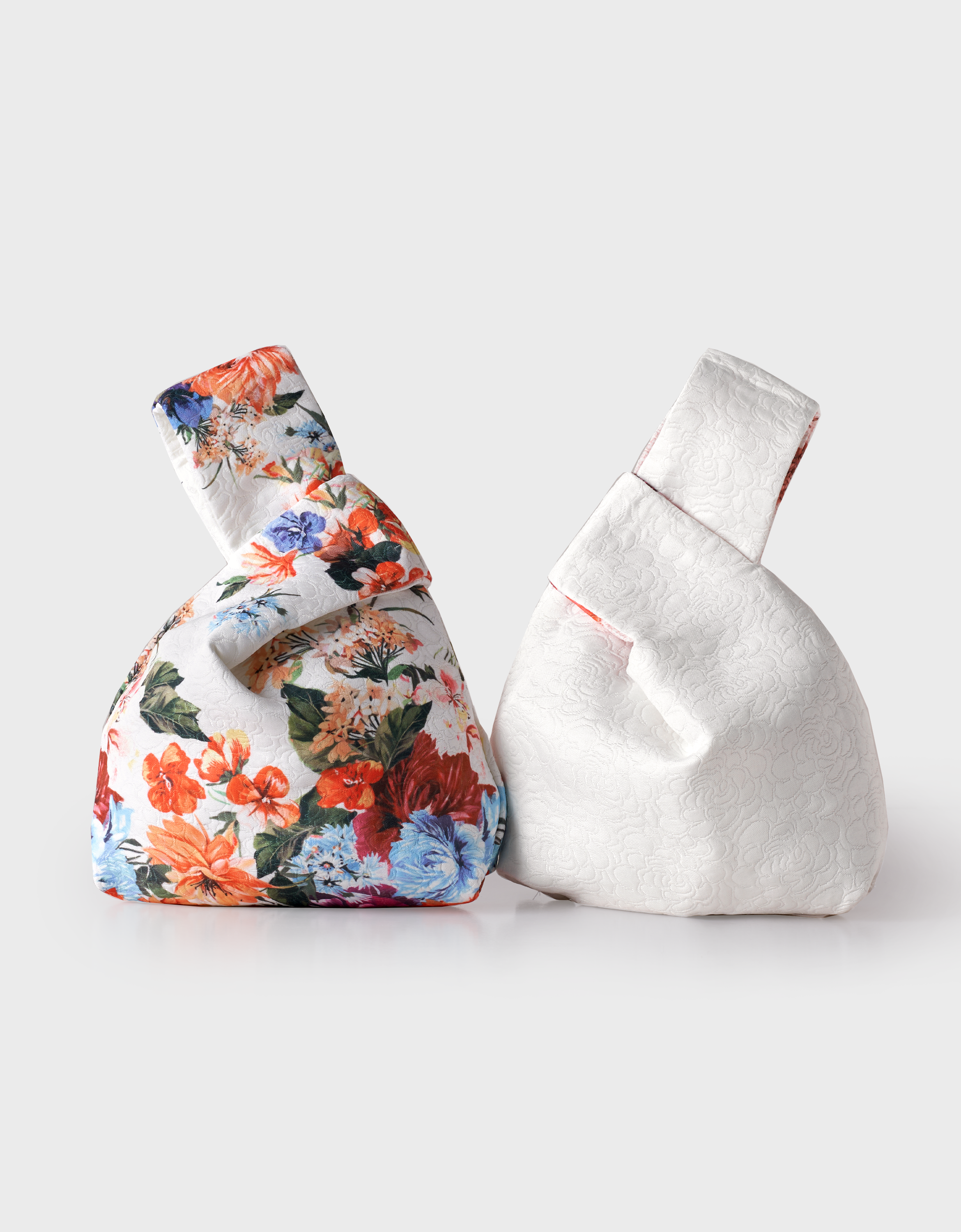 Floral Print Reversible Hand Bag