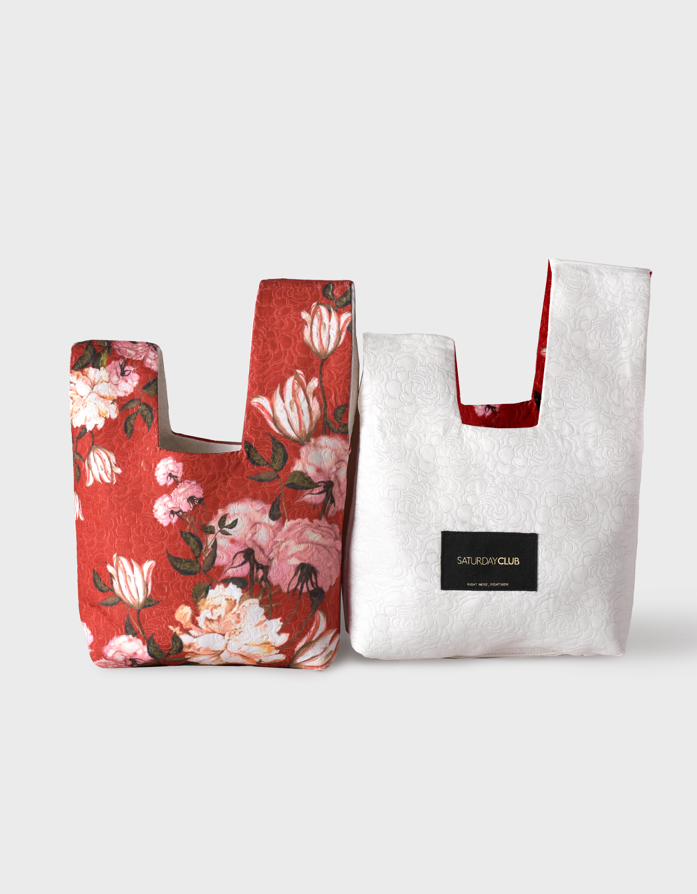 Reversible Floral Hand Bag