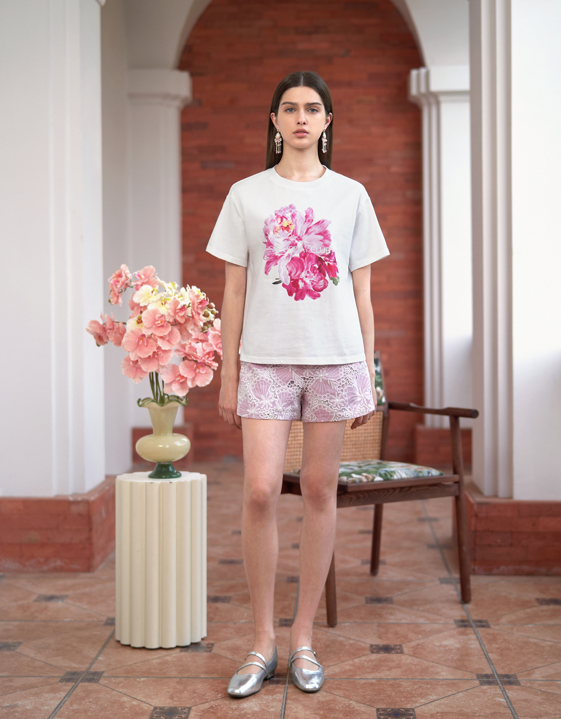 pink florals(a28760)