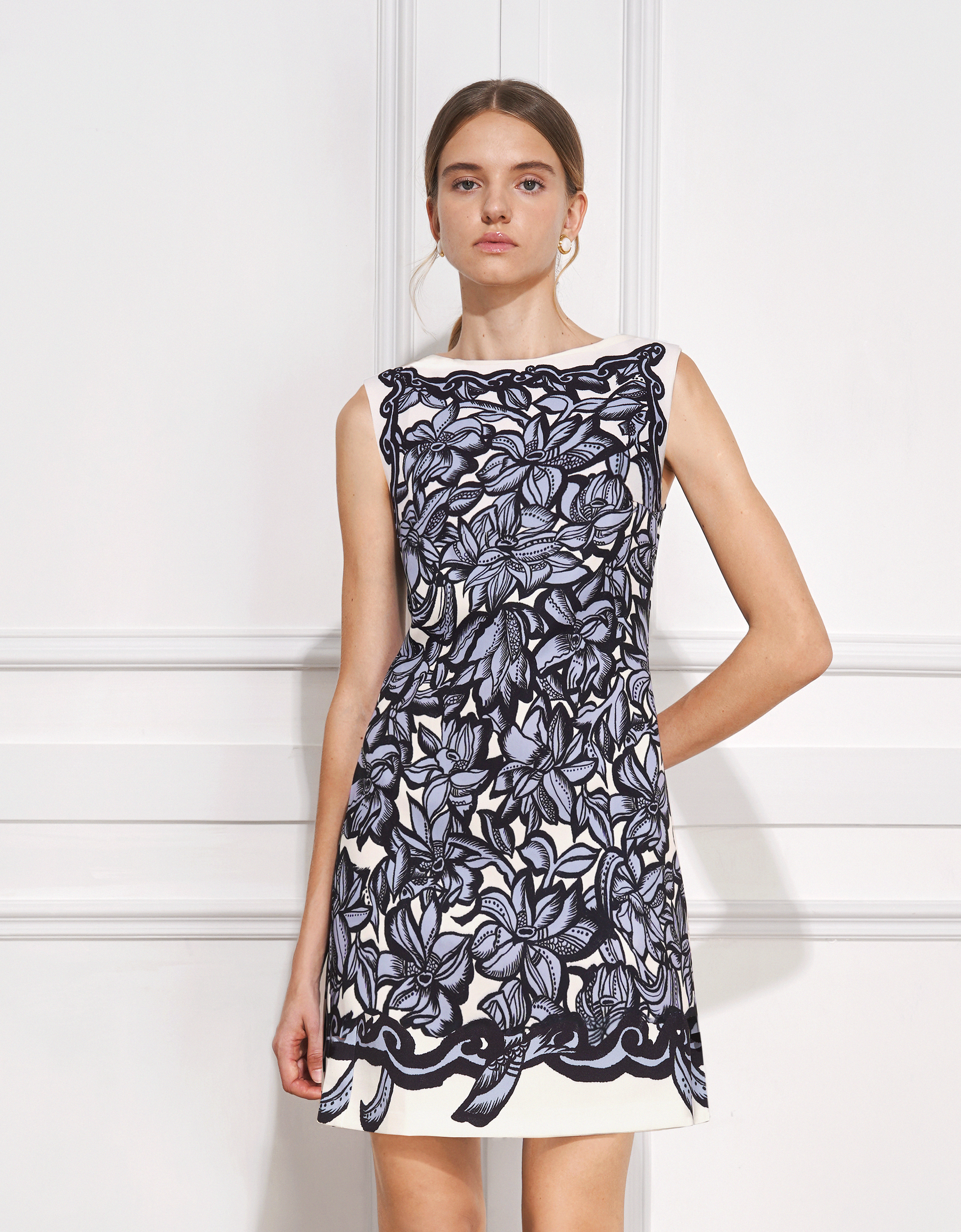 blue florals(a30074)
