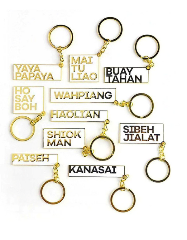 Singlish Keychain