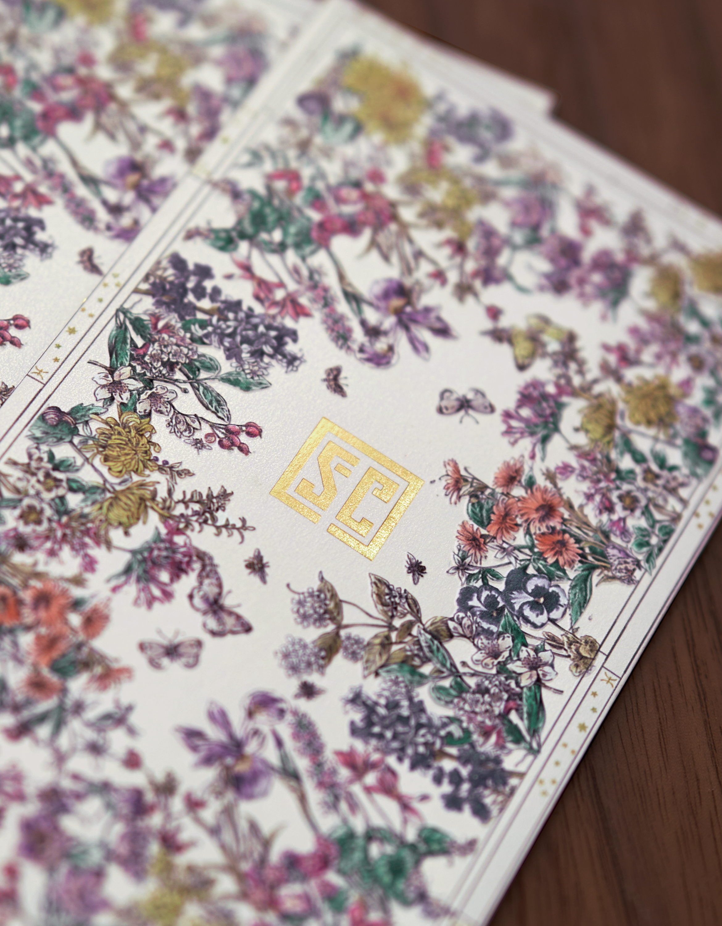 BUNDLE: Botanical Print Reversible Hand Bag & Botanical Print LNY 2026 Red Packets (Limited Edition Prints)