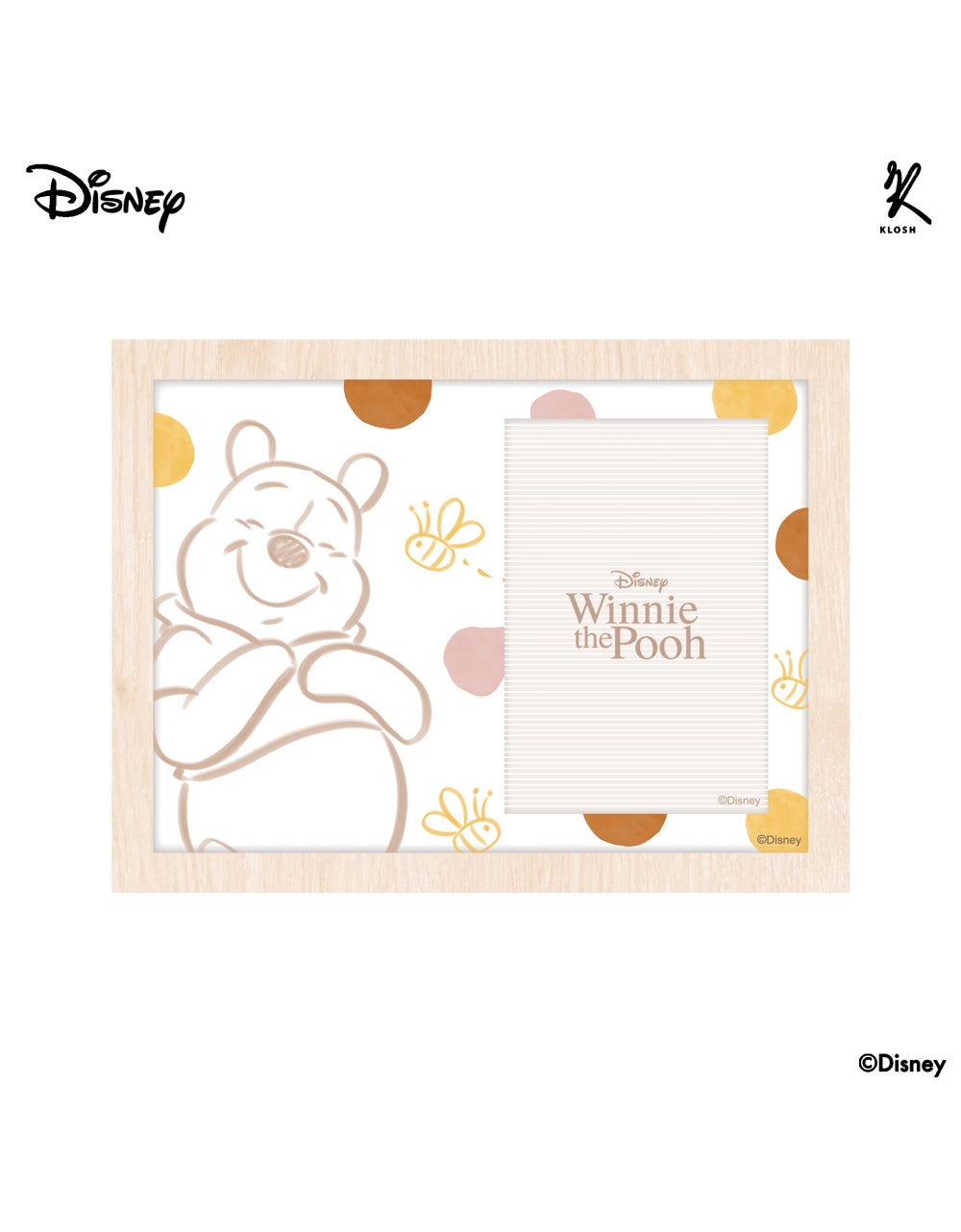 Disney Winnie the Pooh Pooh Photo Frame 4 x 6" Saturday Club Limited
